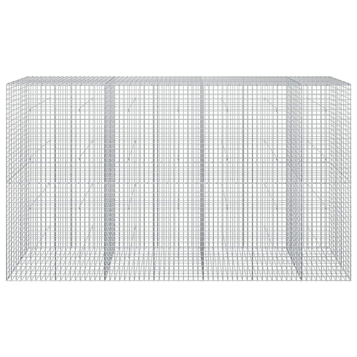Gabion with 5 mm Wire and 5x5 cm Mesh 350x50x200 cm