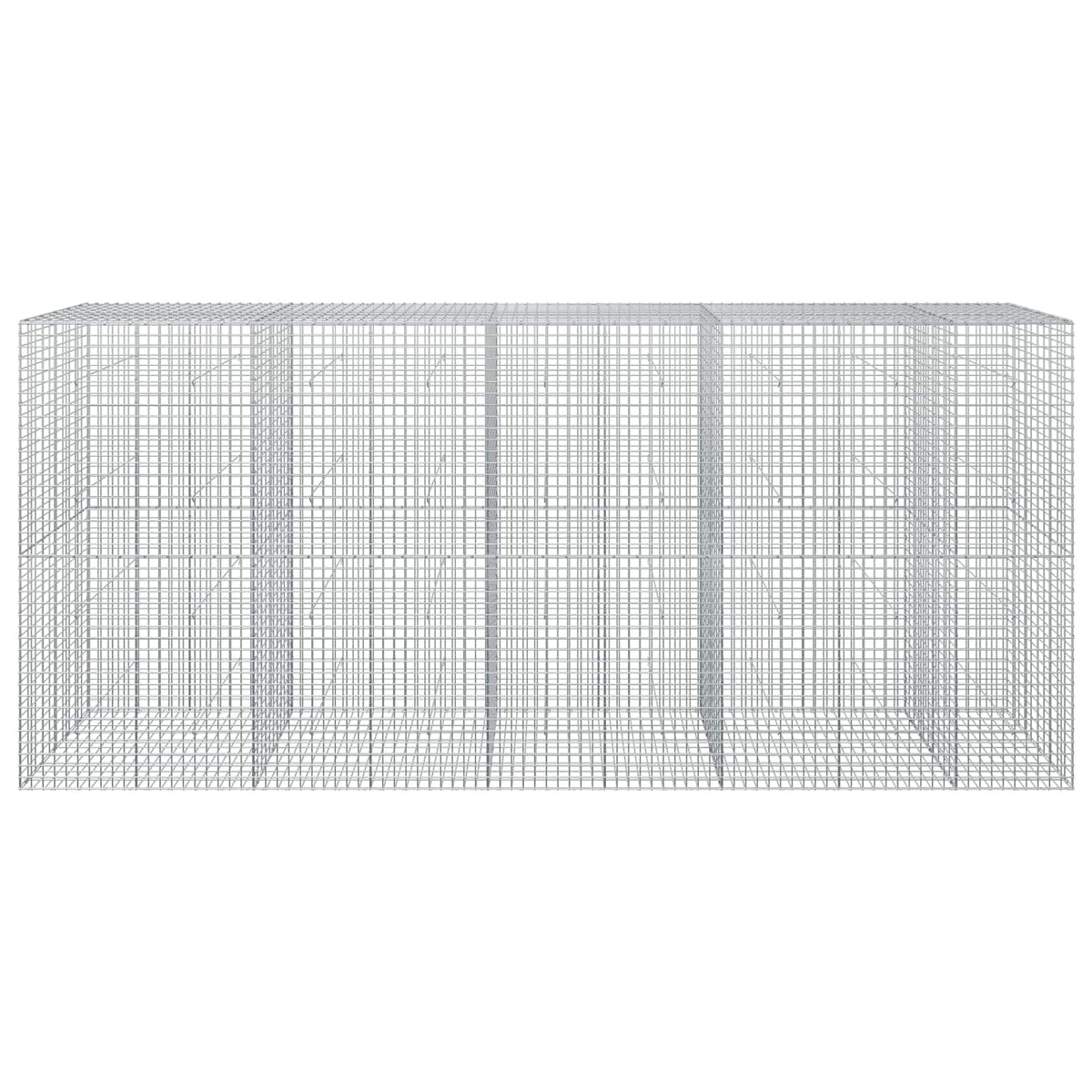 Gabion with 5 mm Wire and 5x5 cm Mesh 450x50x200 cm