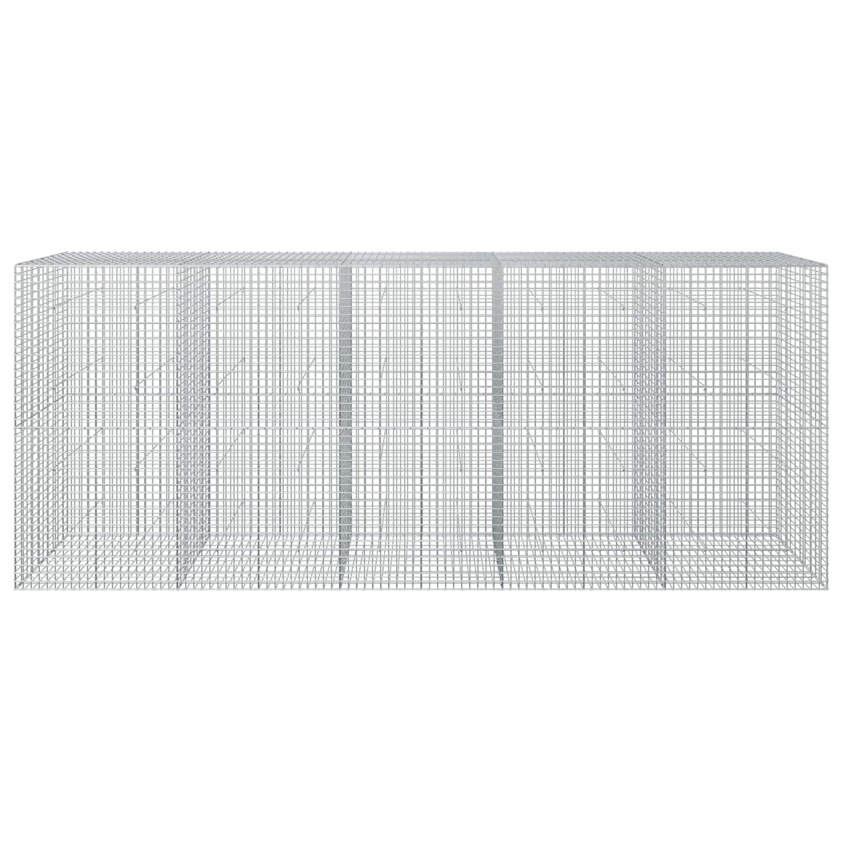 Gabion with 5 mm Wire and 5x5 cm Mesh 500x50x200 cm