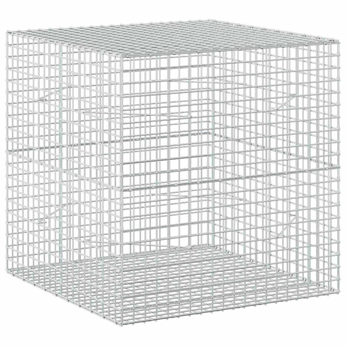 Gabion with 5 mm Wire and 5x5 cm Mesh 100x100x100 cm