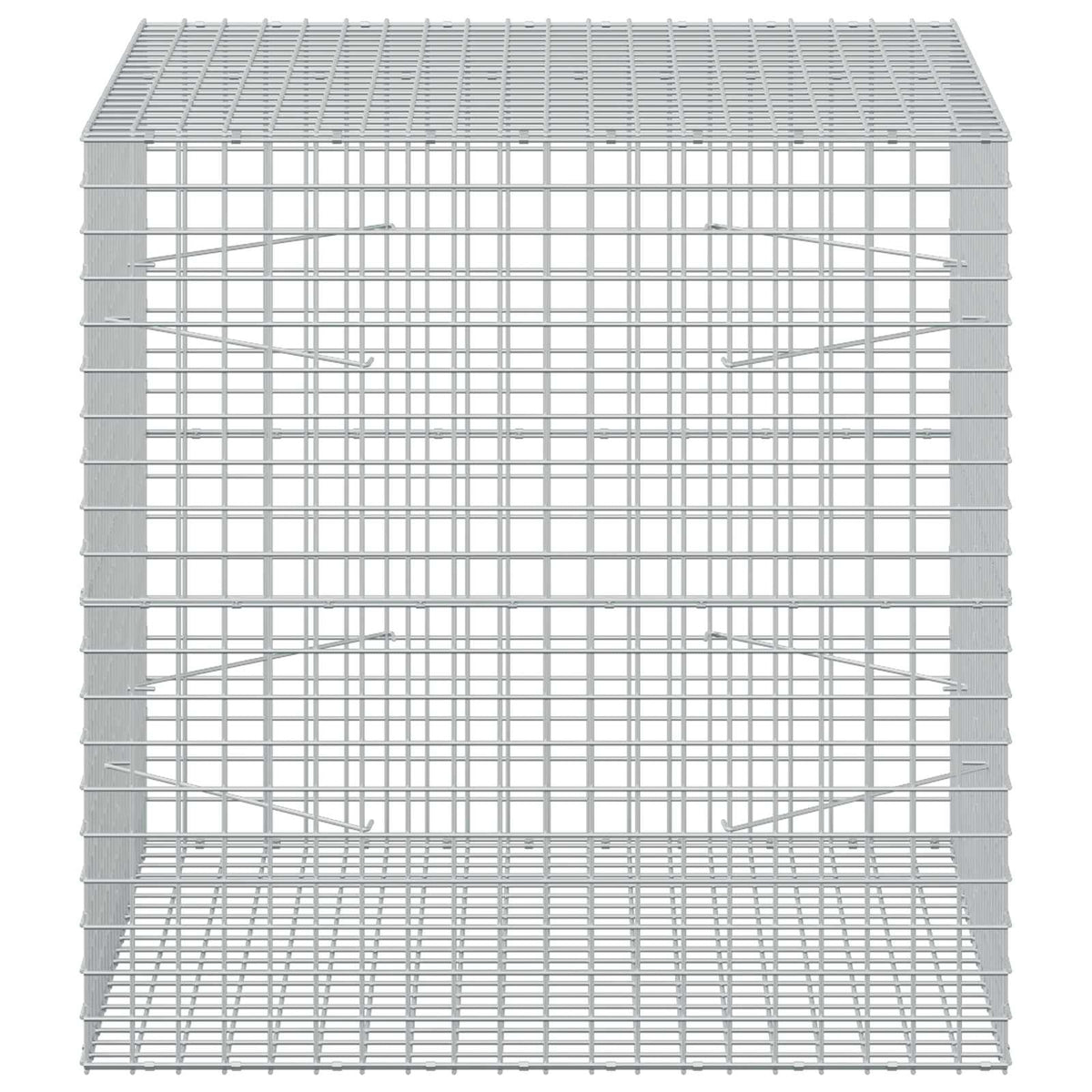 Gabion with 5 mm Wire and 5x5 cm Mesh 100x100x100 cm