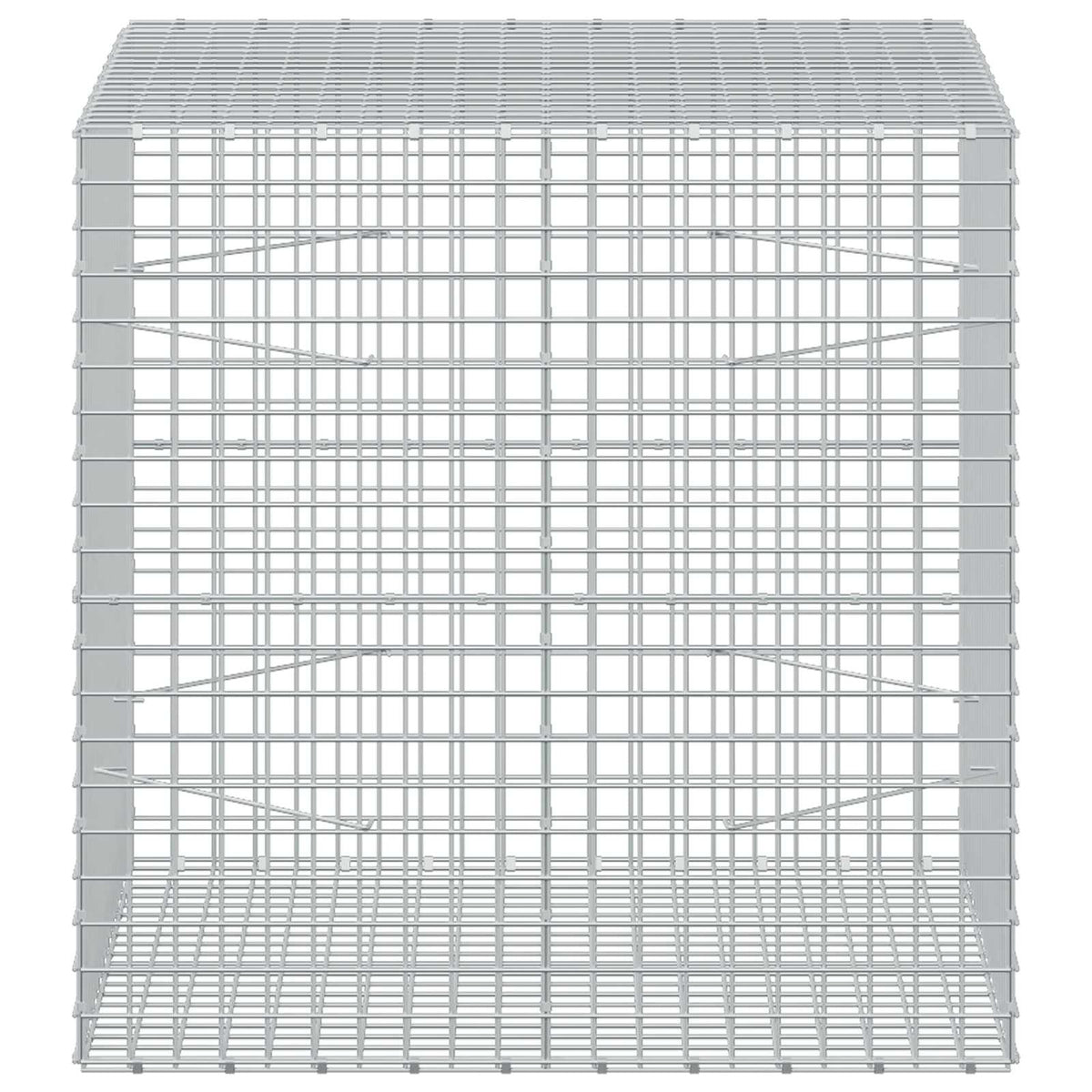 Gabion with 5 mm Wire and 5x5 cm Mesh 100x100x100 cm