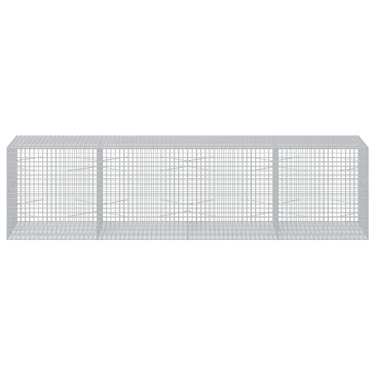Gabion with 5 mm Wire and 5x5 cm Mesh 400x100x100 cm