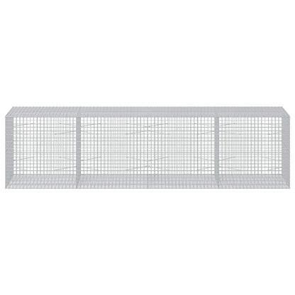 Gabion with 5 mm Wire and 5x5 cm Mesh 400x100x100 cm
