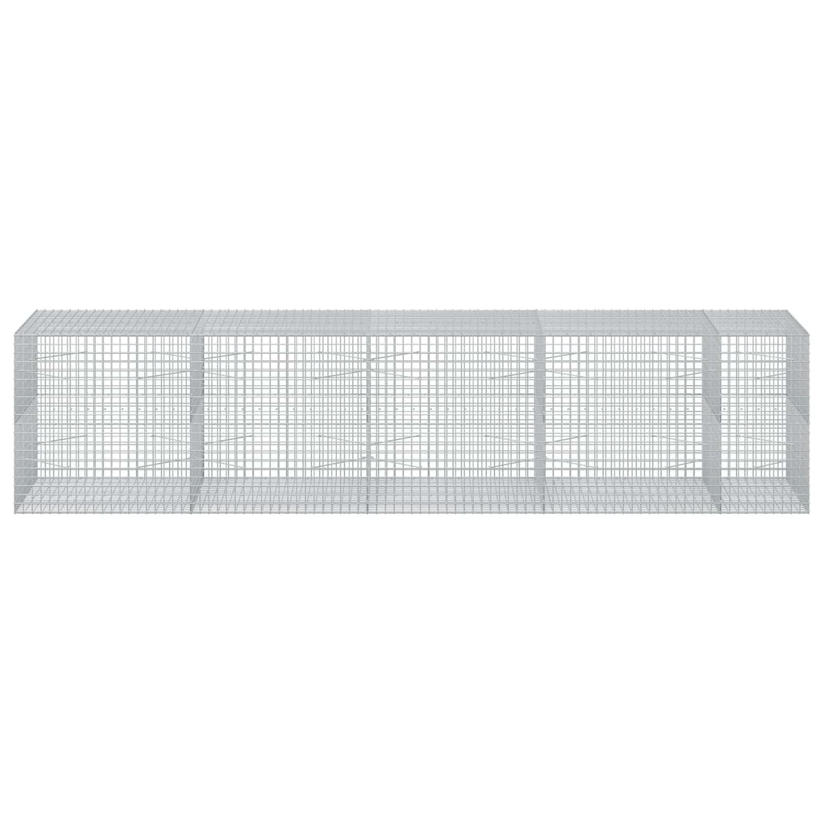 Gabion with 5 mm Wire and 5x5 cm Mesh 450x100x100 cm