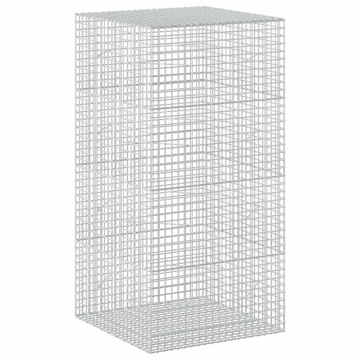 Gabion with 5 mm Wire and 5x5 cm Mesh 100x100x200 cm