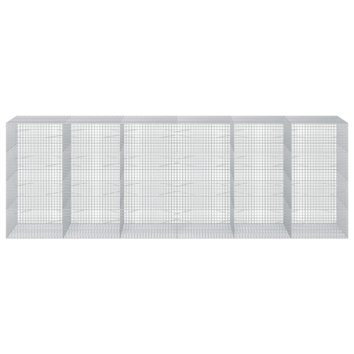 Gabion with 5 mm Wire and 5x5 cm Mesh 600x100x200 cm
