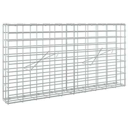 Gabion with 5 mm Wire and 5x10 cm Mesh 100x10x50 cm