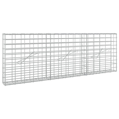 Gabion with 5 mm Wire and 5x10 cm Mesh 150x10x50 cm