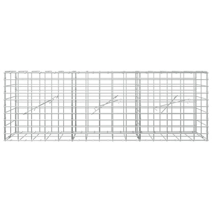 Gabion with 5 mm Wire and 5x10 cm Mesh 150x10x50 cm