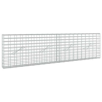 Gabion with 5 mm Wire and 5x10 cm Mesh 200x10x50 cm
