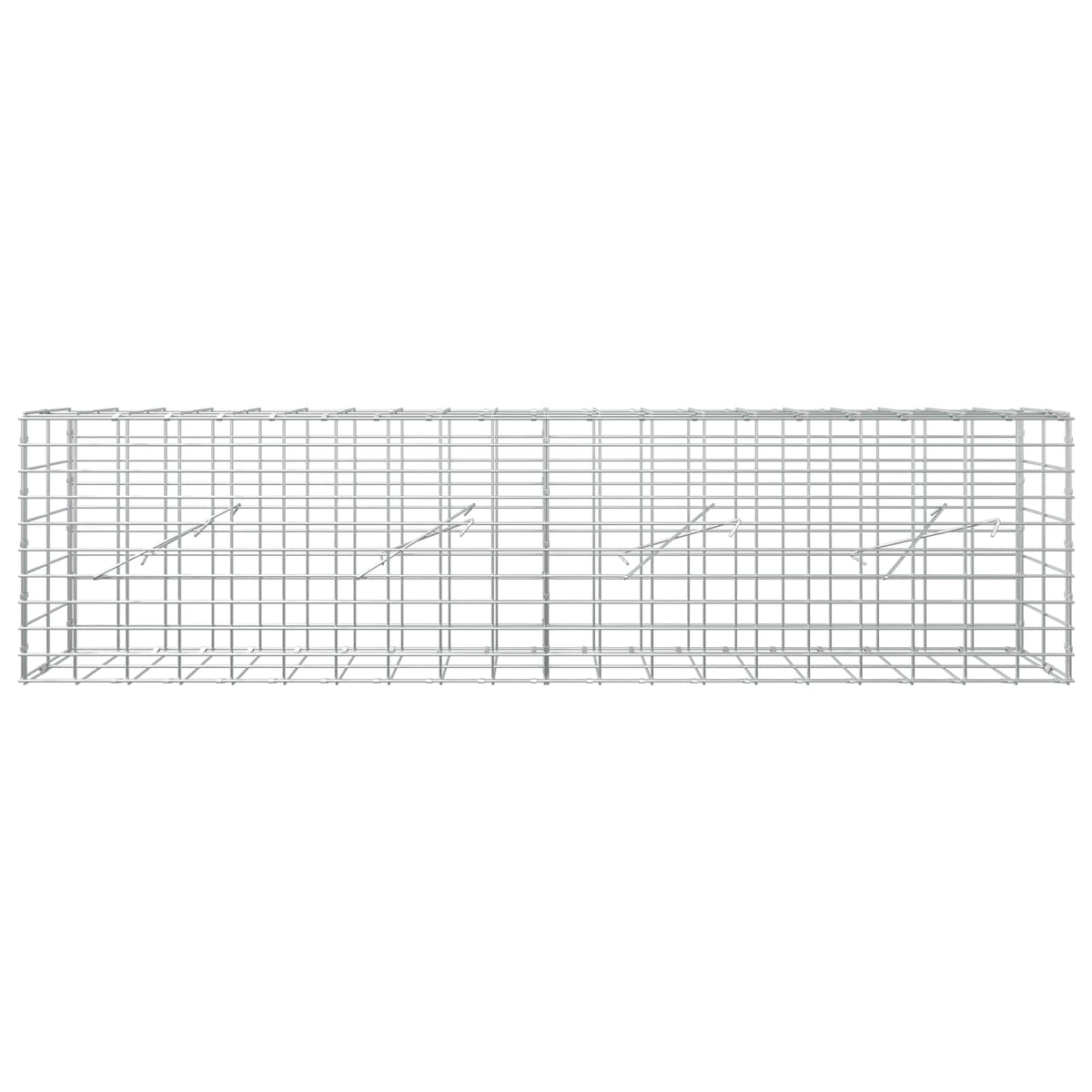 Gabion with 5 mm Wire and 5x10 cm Mesh 200x10x50 cm
