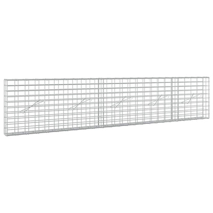 Gabion with 5 mm Wire and 5x10 cm Mesh 250x10x50 cm