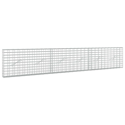 Gabion with 5 mm Wire and 5x10 cm Mesh 300x10x50 cm