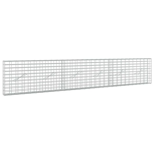 Gabion with 5 mm Wire and 5x10 cm Mesh 300x10x50 cm