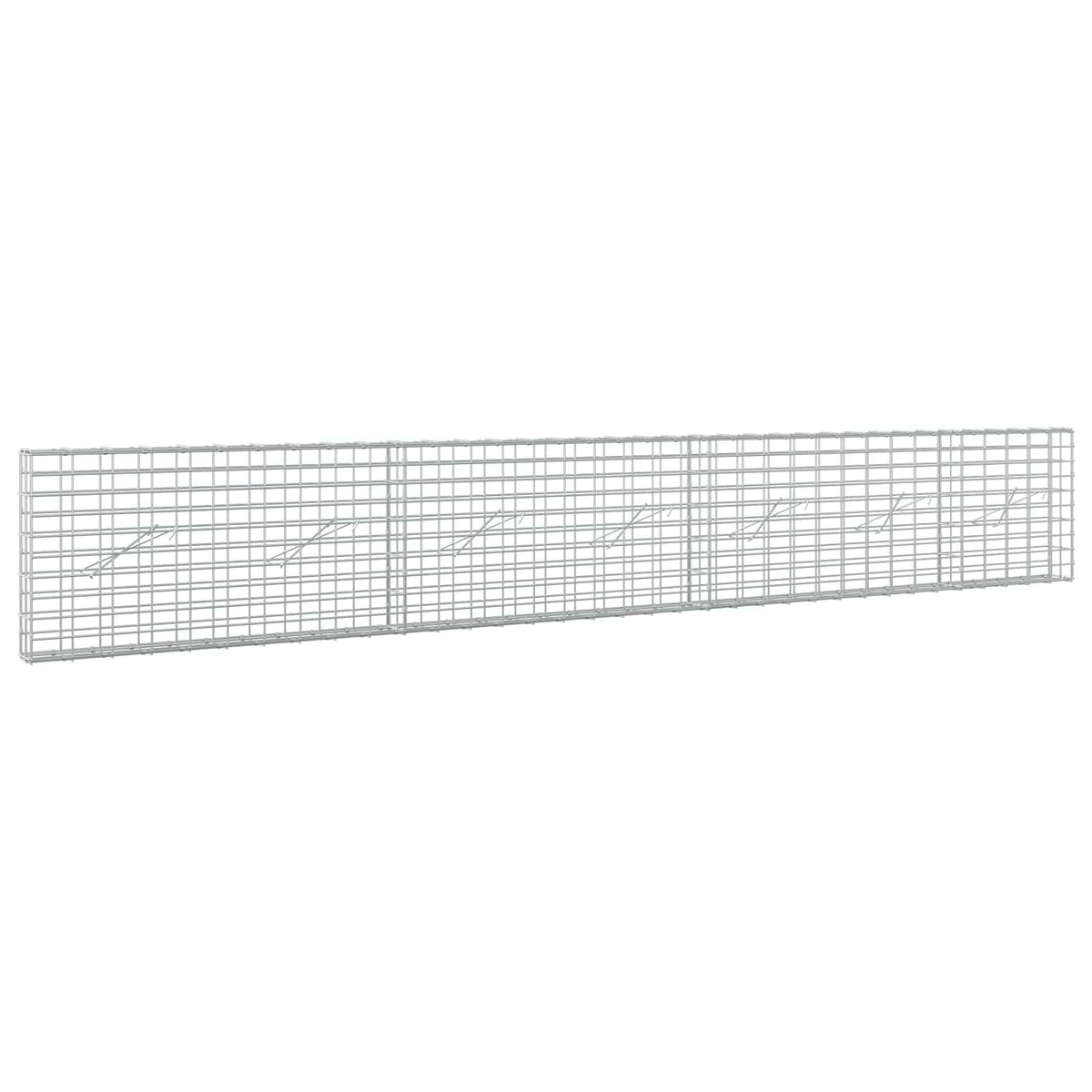 Gabion with 5 mm Wire and 5x10 cm Mesh 350x10x50 cm