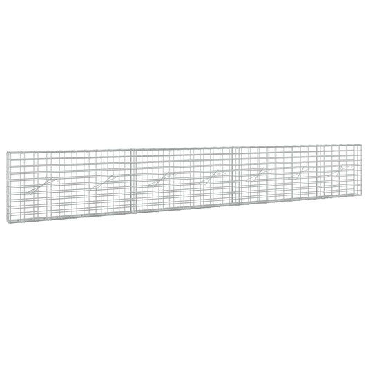 Gabion with 5 mm Wire and 5x10 cm Mesh 350x10x50 cm