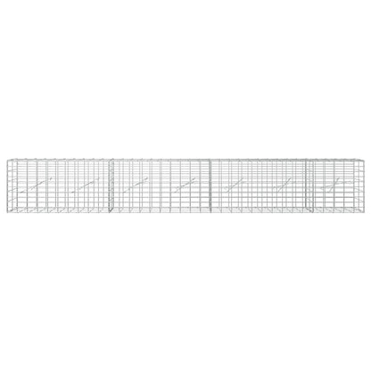 Gabion with 5 mm Wire and 5x10 cm Mesh 350x10x50 cm