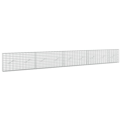 Gabion with 5 mm Wire and 5x10 cm Mesh 450x10x50 cm