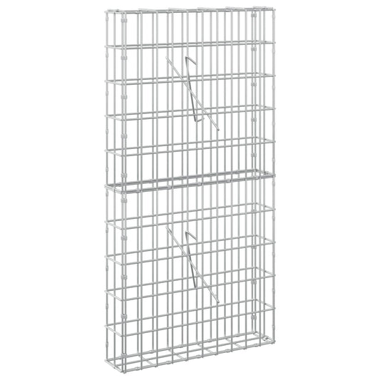 Gabion with 5 mm Wire and 5x10 cm Mesh 50x10x100 cm