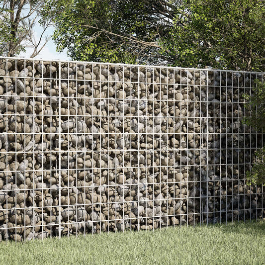 Gabion with 5 mm Wire and 5x10 cm Mesh 150x10x100 cm