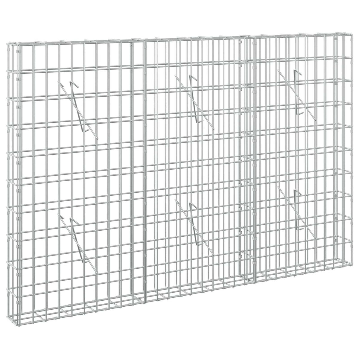 Gabion with 5 mm Wire and 5x10 cm Mesh 150x10x100 cm