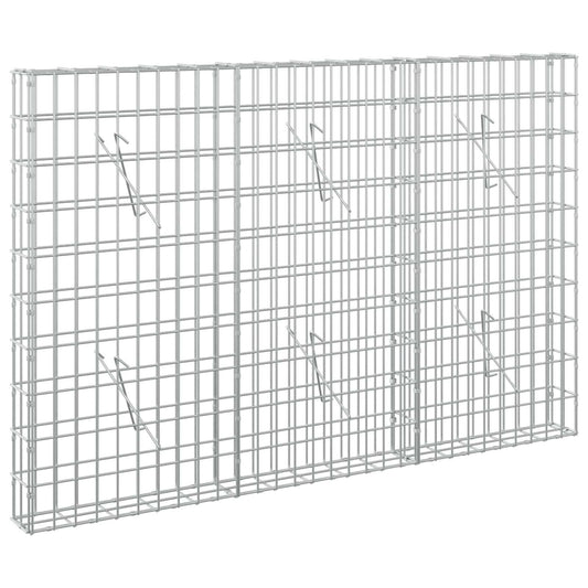 Gabion with 5 mm Wire and 5x10 cm Mesh 150x10x100 cm