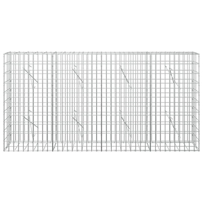 Gabion with 5 mm Wire and 5x10 cm Mesh 200x10x100 cm