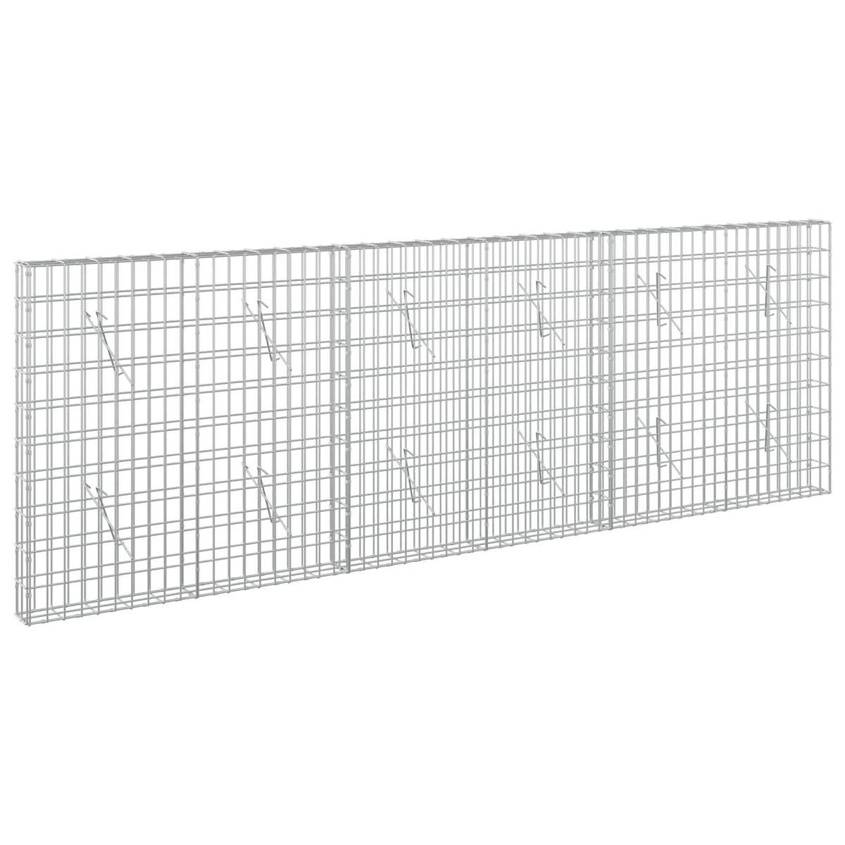 Gabion with 5 mm Wire and 5x10 cm Mesh 300x10x100 cm