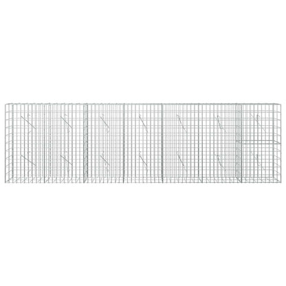 Gabion with 5 mm Wire and 5x10 cm Mesh 350x10x100 cm