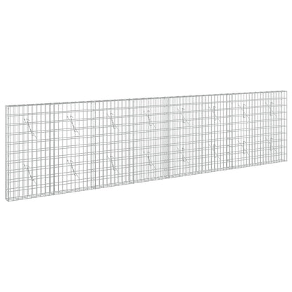 Gabion with 5 mm Wire and 5x10 cm Mesh 400x10x100 cm