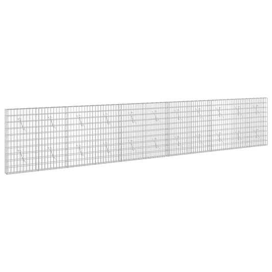 Gabion with 5 mm Wire and 5x10 cm Mesh 550x10x100 cm