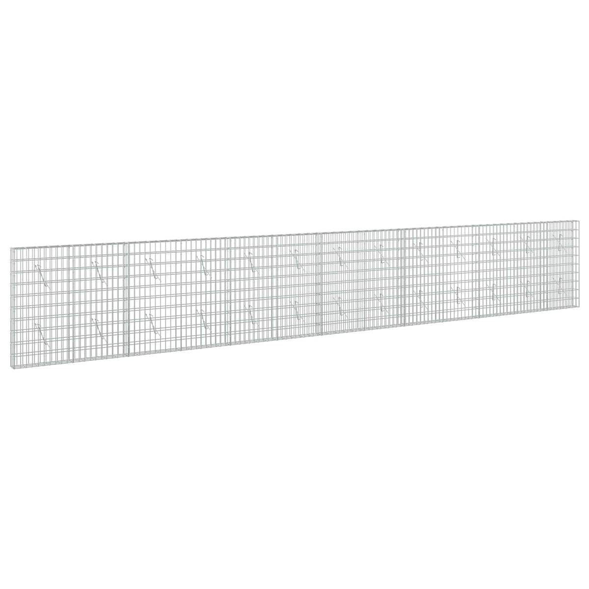 Gabion with 5 mm Wire and 5x10 cm Mesh 650x10x100 cm