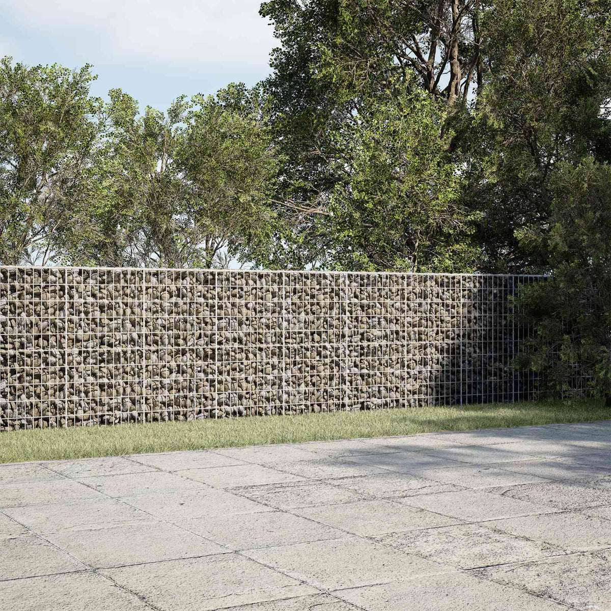 Gabion with 5 mm Wire and 5x10 cm Mesh 700x10x100 cm