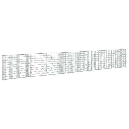 Gabion with 5 mm Wire and 5x10 cm Mesh 700x10x100 cm