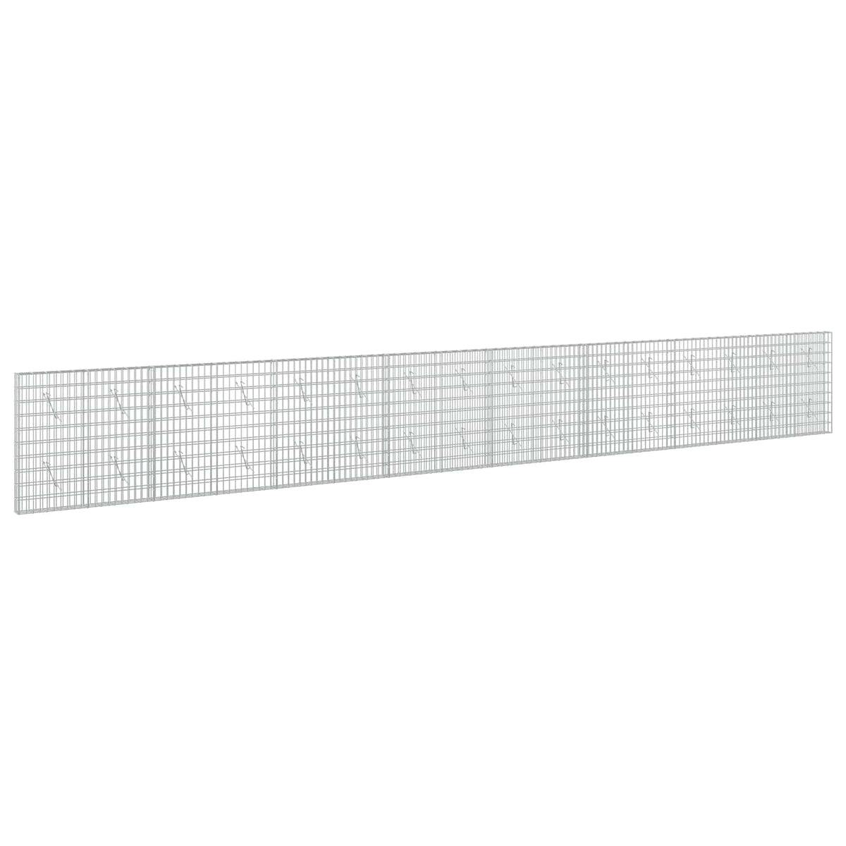 Gabion with 5 mm Wire and 5x10 cm Mesh 800x10x100 cm