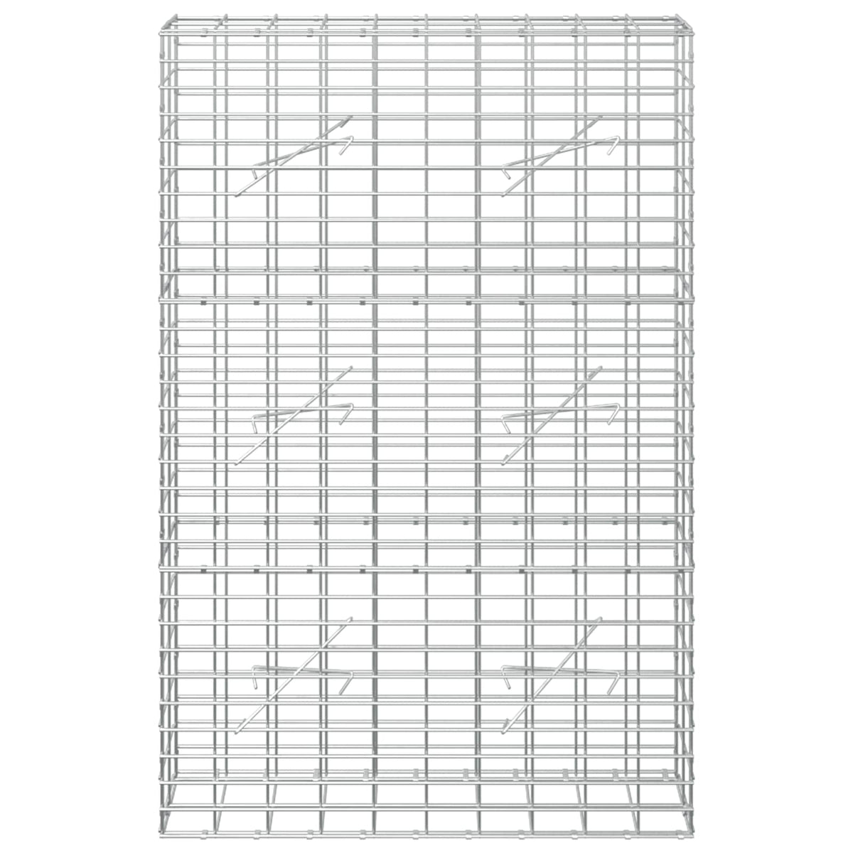 Gabion with 5 mm Wire and 5x10 cm Mesh 100x10x150 cm