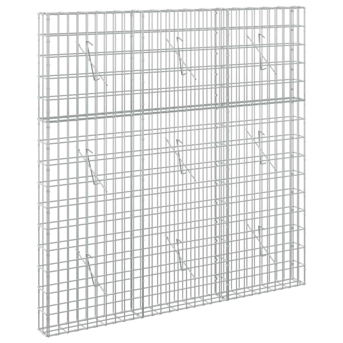 Gabion with 5 mm Wire and 5x10 cm Mesh 150x10x150 cm