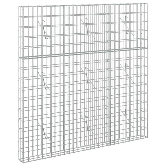 Gabion with 5 mm Wire and 5x10 cm Mesh 150x10x150 cm