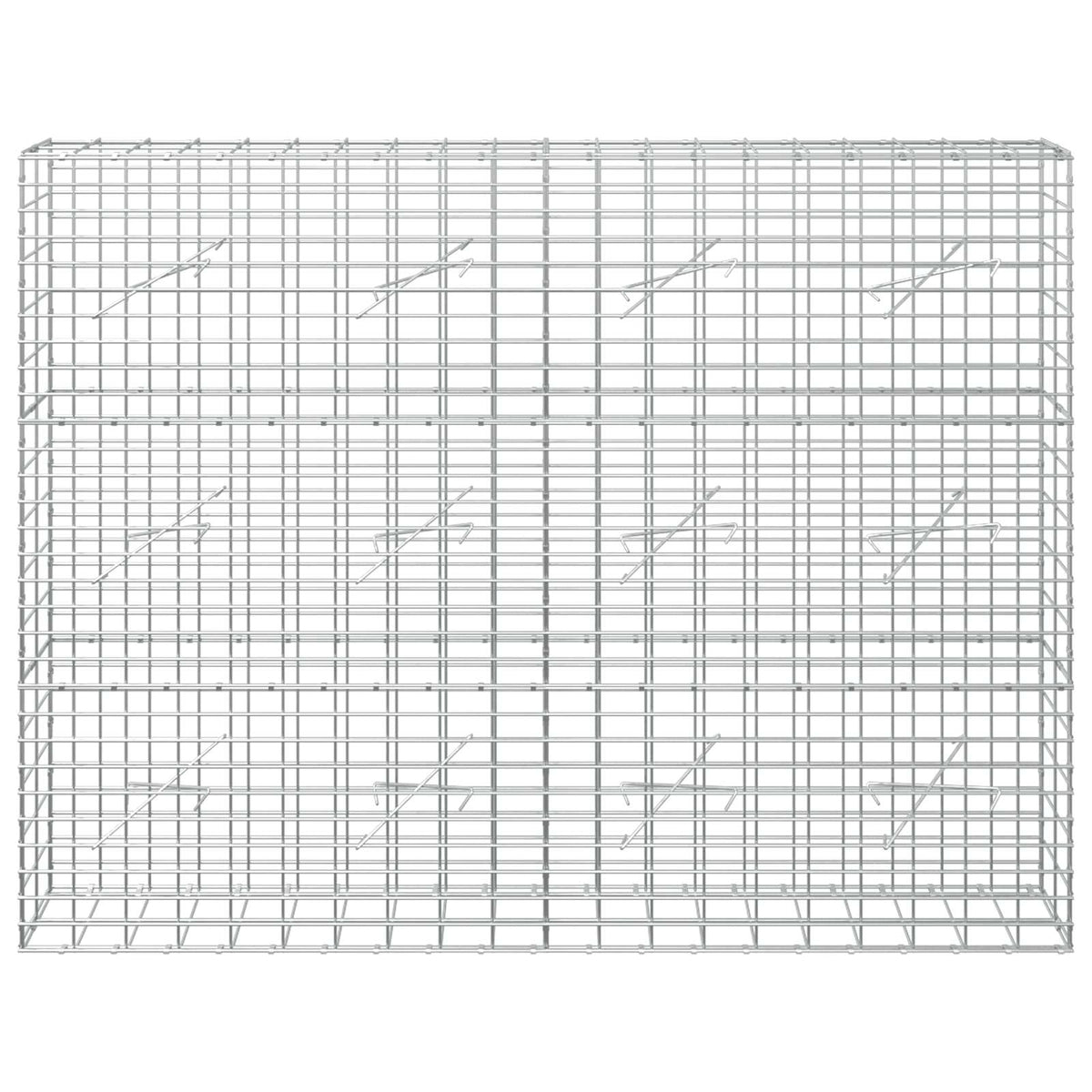Gabion with 5 mm Wire and 5x10 cm Mesh 200x10x150 cm