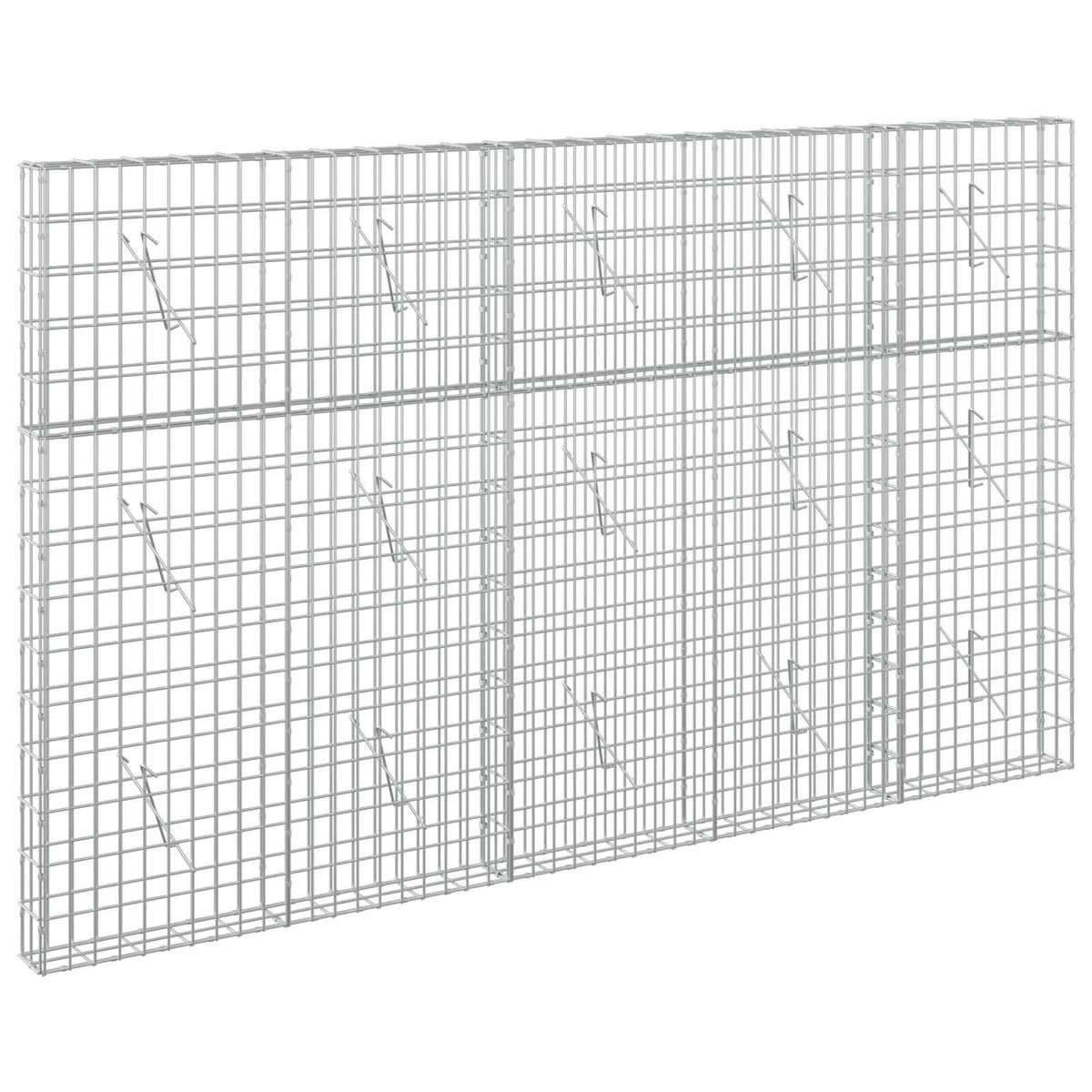 Gabion with 5 mm Wire and 5x10 cm Mesh 250x10x150 cm