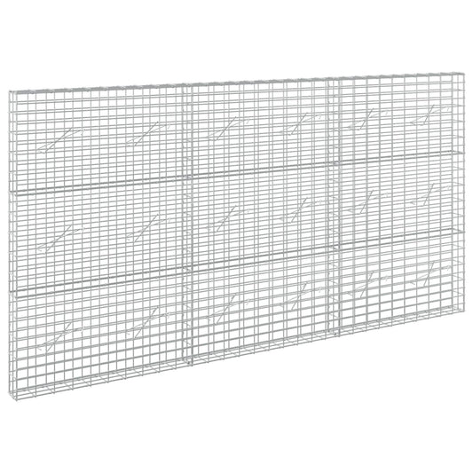 Gabion with 5 mm Wire and 5x10 cm Mesh 300x10x150 cm