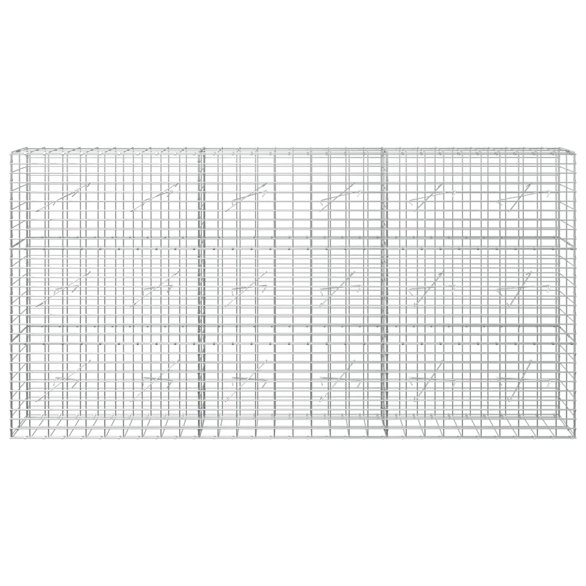 Gabion with 5 mm Wire and 5x10 cm Mesh 300x10x150 cm