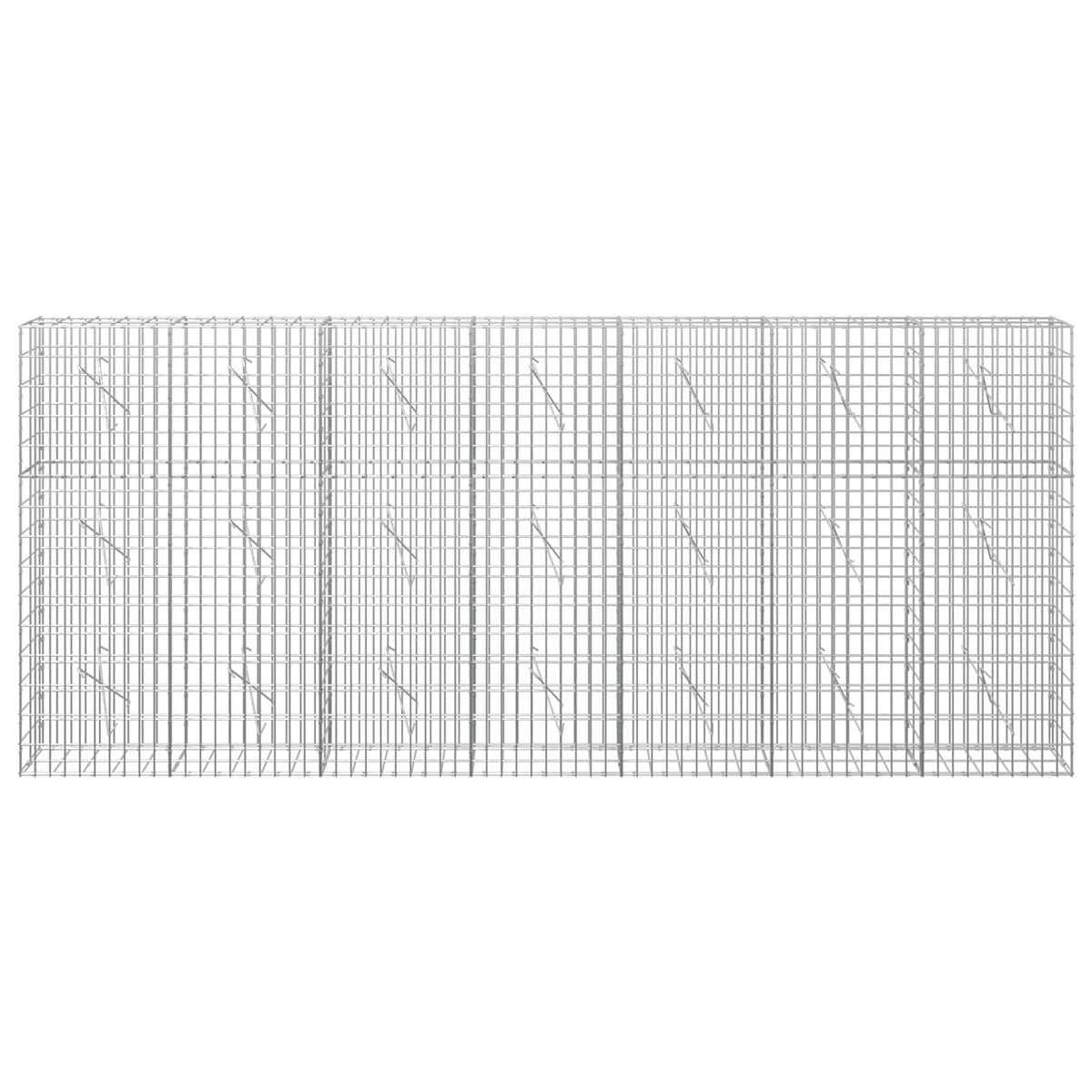 Gabion with 5 mm Wire and 5x10 cm Mesh 350x10x150 cm