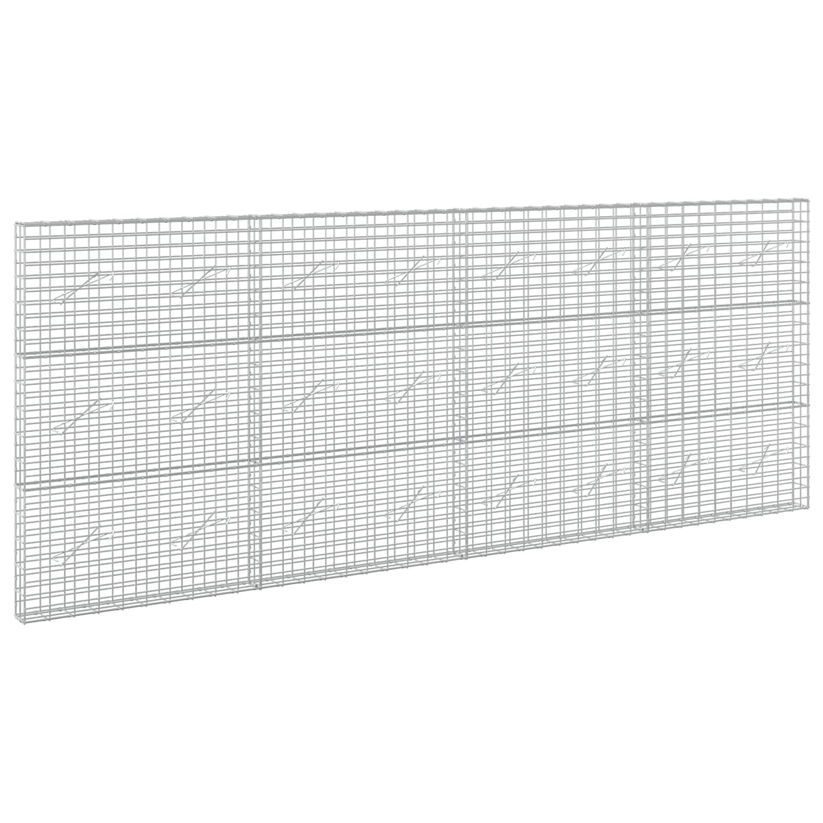 Gabion with 5 mm Wire and 5x10 cm Mesh 400x10x150 cm