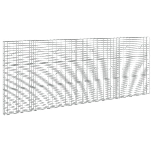 Gabion with 5 mm Wire and 5x10 cm Mesh 400x10x150 cm