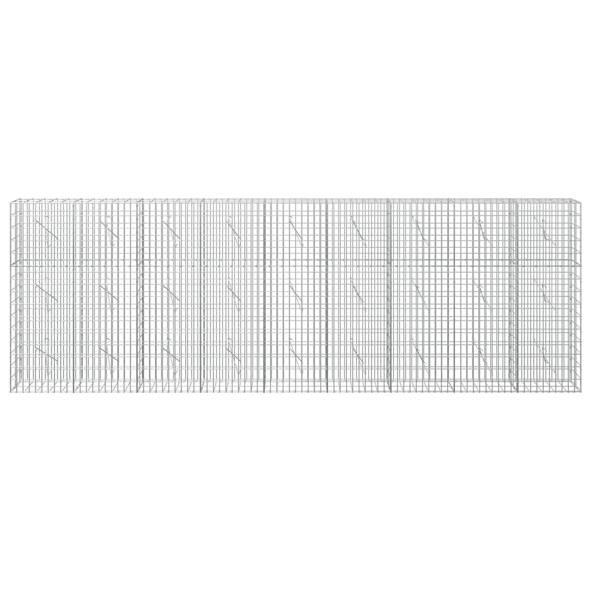 Gabion with 5 mm Wire and 5x10 cm Mesh 450x10x150 cm