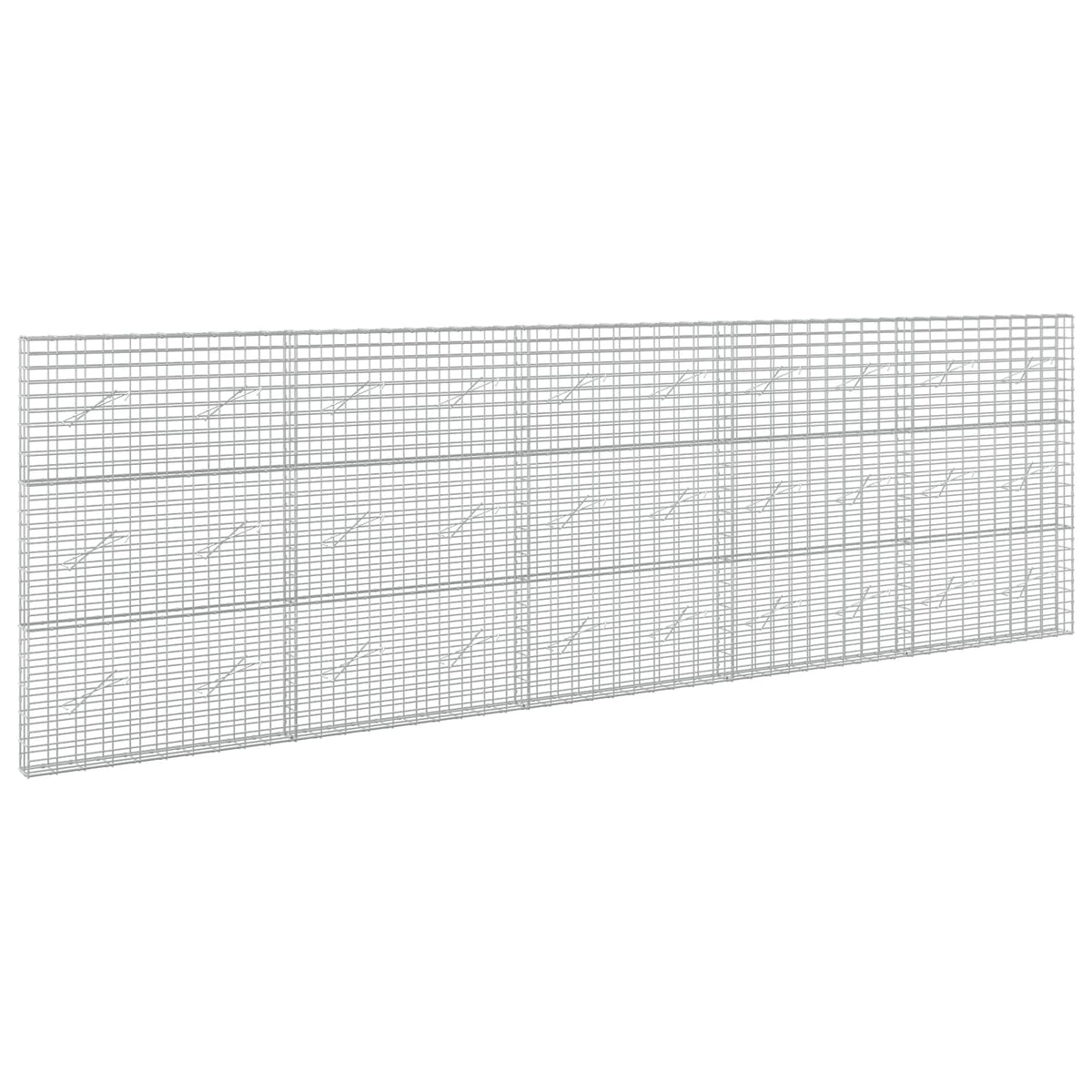 Gabion with 5 mm Wire and 5x10 cm Mesh 500x10x150 cm