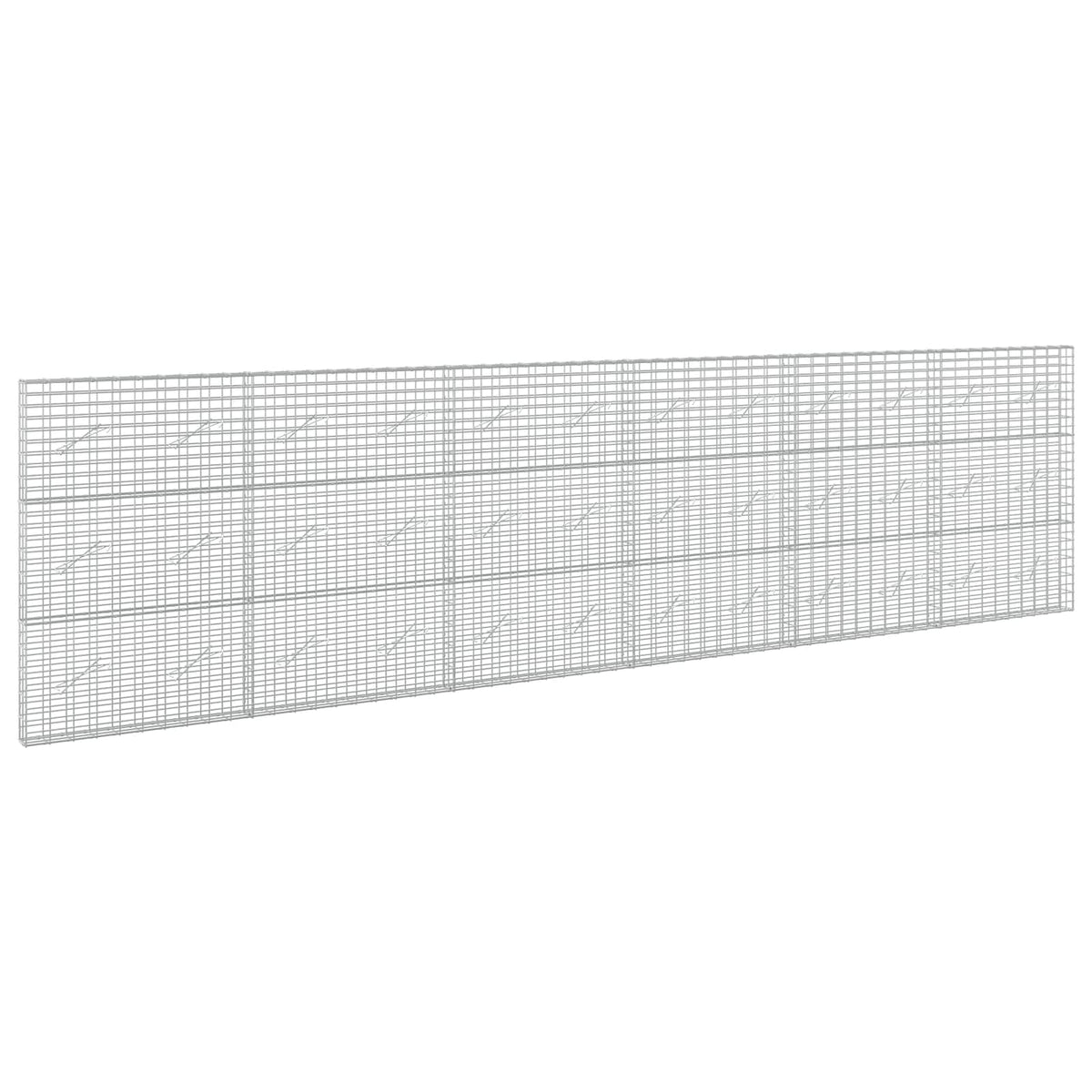 Gabion with 5 mm Wire and 5x10 cm Mesh 600x10x150 cm