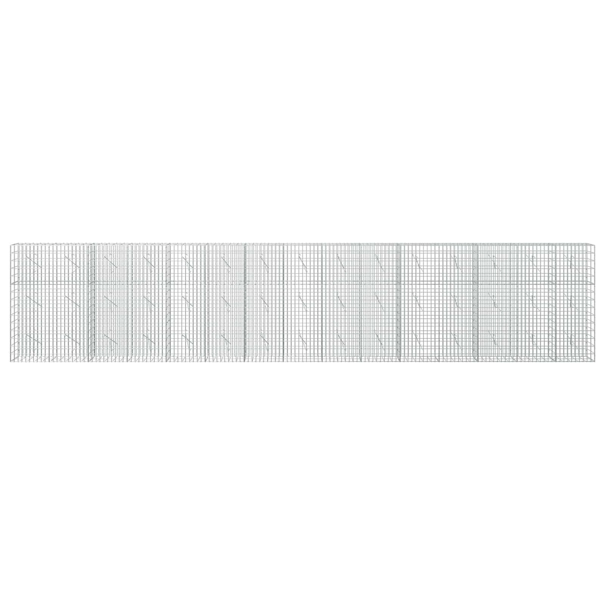 Gabion with 5 mm Wire and 5x10 cm Mesh 750x10x150 cm